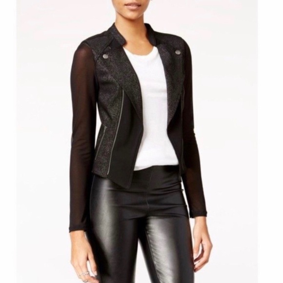 Material Girl Jackets & Blazers - 🖤🎉 HP! 🎉🖤 Material Girl Black Moto Jacket